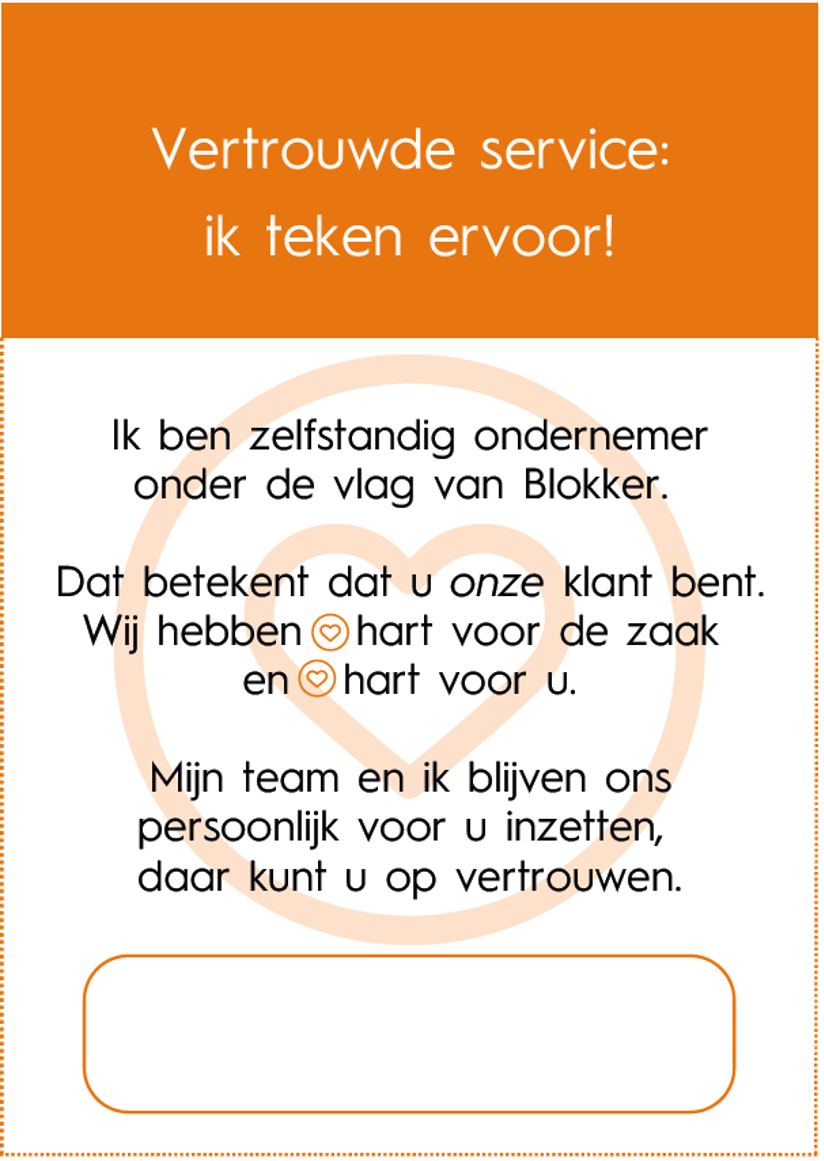Blokker Poster